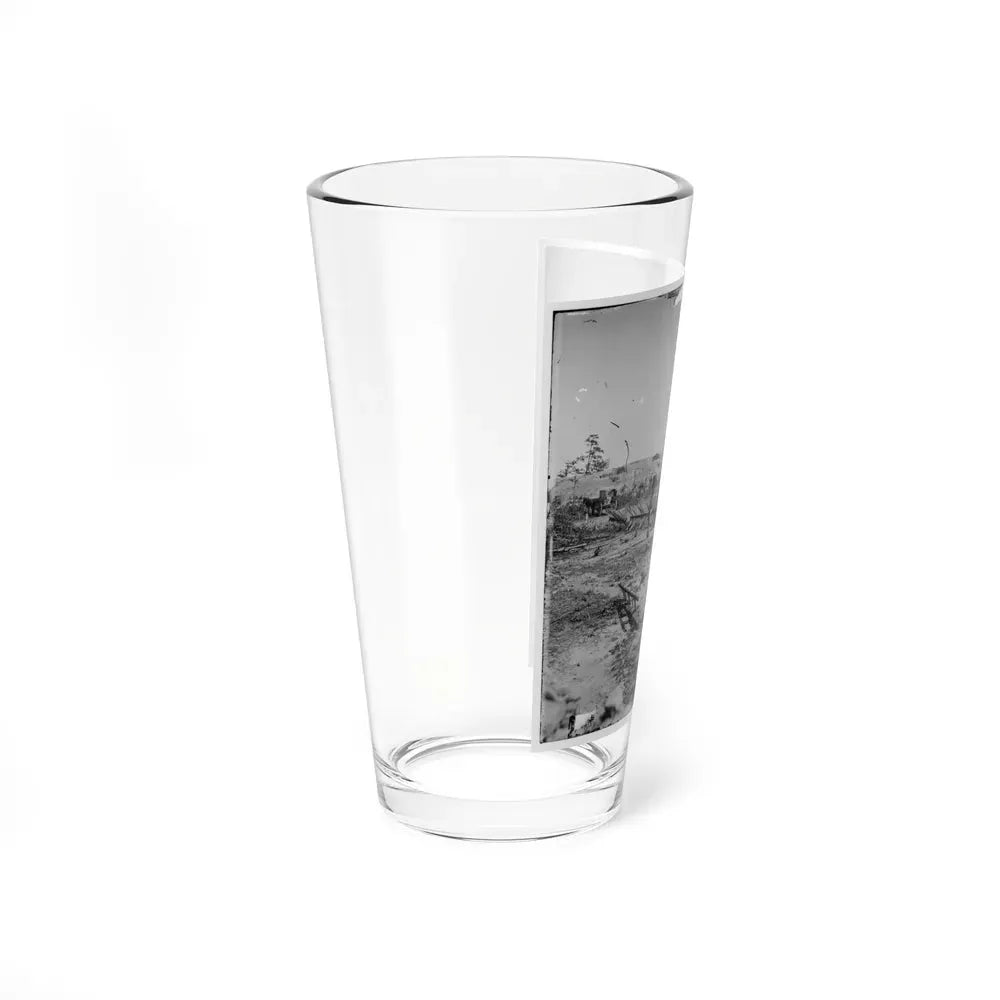 Atlanta, Georgia. Confederate Fortifications (Shown Is George N. Barnard, Photographer And His Dark Room) (U.S. Civil War) Pint Glass 16oz - Go Mug Yourself