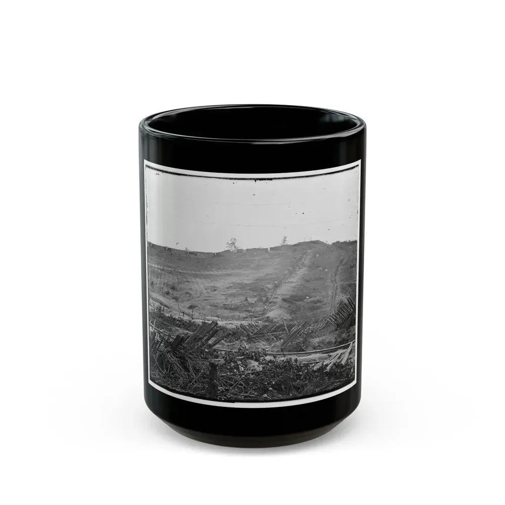 Atlanta, Georgia. Confederate Fortifications (U.S. Civil War) Black Coffee Mug 15oz - Go Mug Yourself