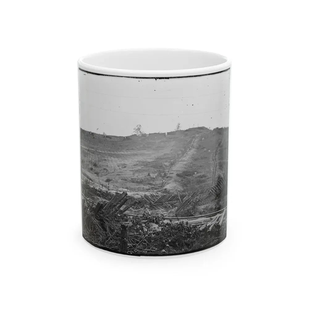 Atlanta, Georgia. Confederate Fortifications (U.S. Civil War) White Coffee Mug 11oz - Go Mug Yourself