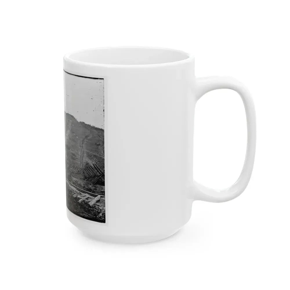 Atlanta, Georgia. Confederate Fortifications (U.S. Civil War) White Coffee Mug - Go Mug Yourself
