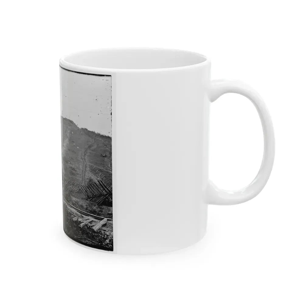 Atlanta, Georgia. Confederate Fortifications (U.S. Civil War) White Coffee Mug - Go Mug Yourself