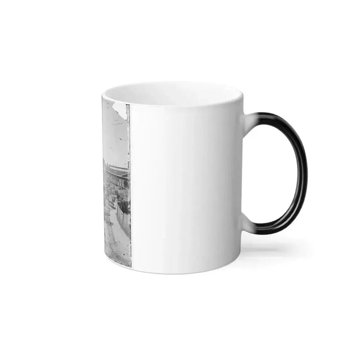 Atlanta, Georgia. Federal Army Wagons Railroad Depot (U.S. Civil War) Color Changing Coffee Mug 11oz - Go Mug Yourself