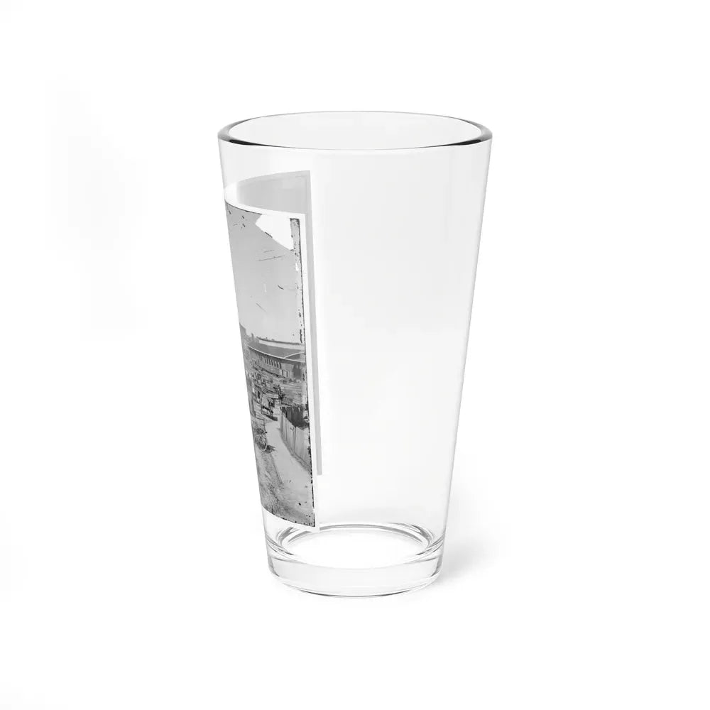 Atlanta, Georgia. Federal Army Wagons Railroad Depot (U.S. Civil War) Pint Glass 16oz - Go Mug Yourself