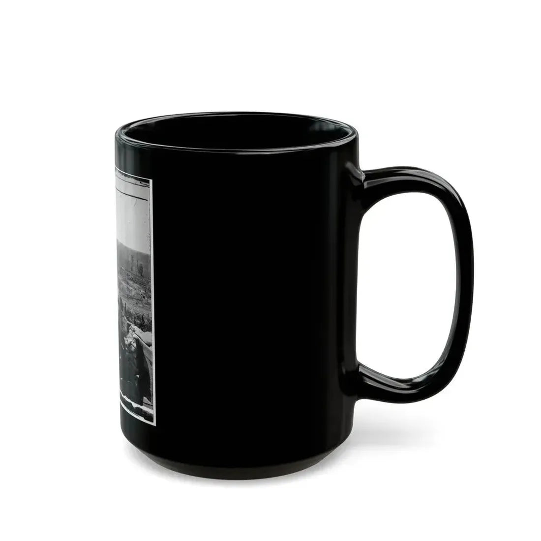Atlanta, Georgia. Federal Troops In Confederate Fort (U.S. Civil War) Black Coffee Mug - Go Mug Yourself