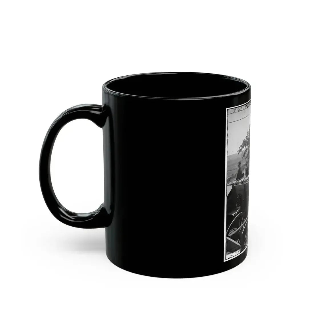 Atlanta, Georgia. Federal Troops In Confederate Fort (U.S. Civil War) Black Coffee Mug - Go Mug Yourself