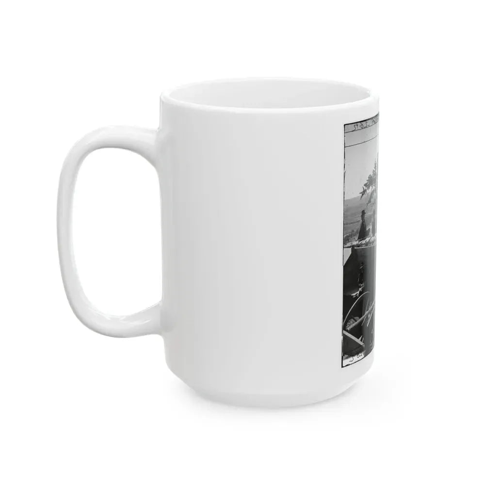 Atlanta, Georgia. Federal Troops In Confederate Fort (U.S. Civil War) White Coffee Mug - Go Mug Yourself