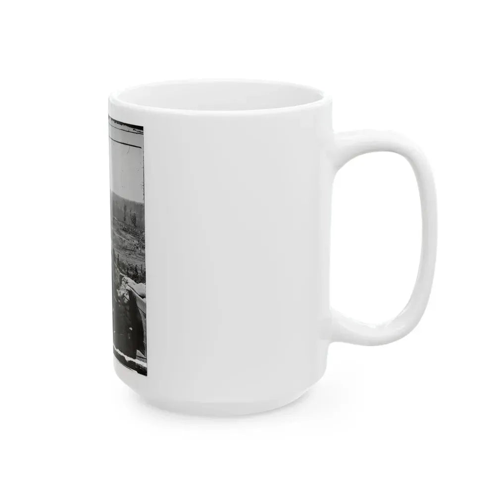 Atlanta, Georgia. Federal Troops In Confederate Fort (U.S. Civil War) White Coffee Mug - Go Mug Yourself