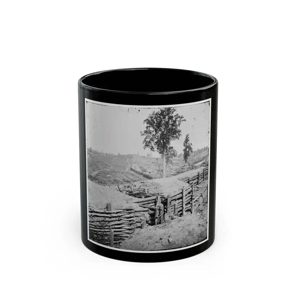 Atlanta, Georgia. Fortifications-2 (U.S. Civil War) Black Coffee Mug 11oz - Go Mug Yourself