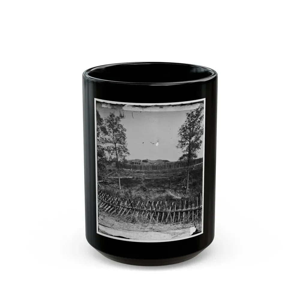 Atlanta, Georgia. Fortifications(2) (U.S. Civil War) Black Coffee Mug 15oz - Go Mug Yourself