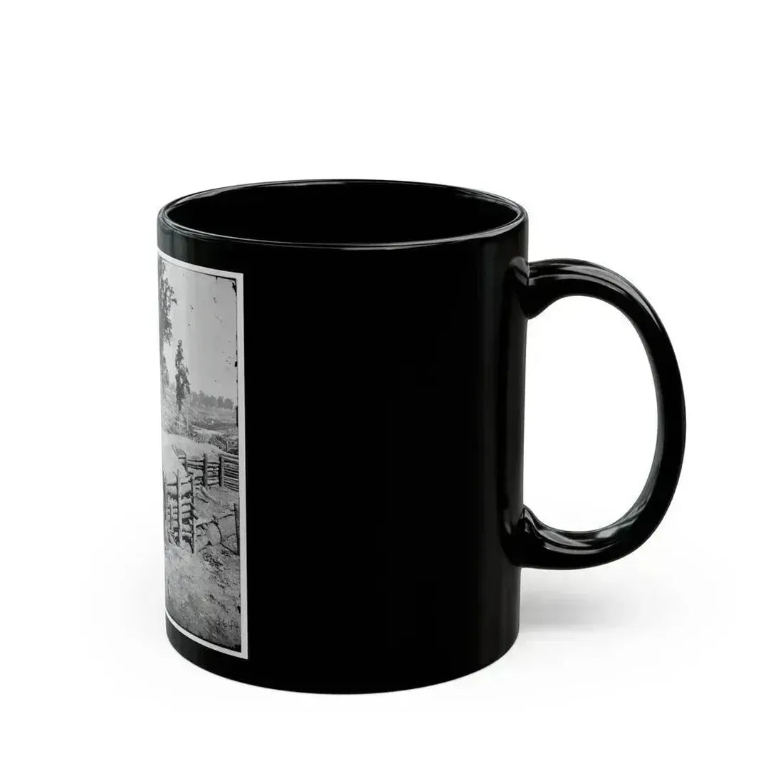 Atlanta, Georgia. Fortifications-2 (U.S. Civil War) Black Coffee Mug - Go Mug Yourself