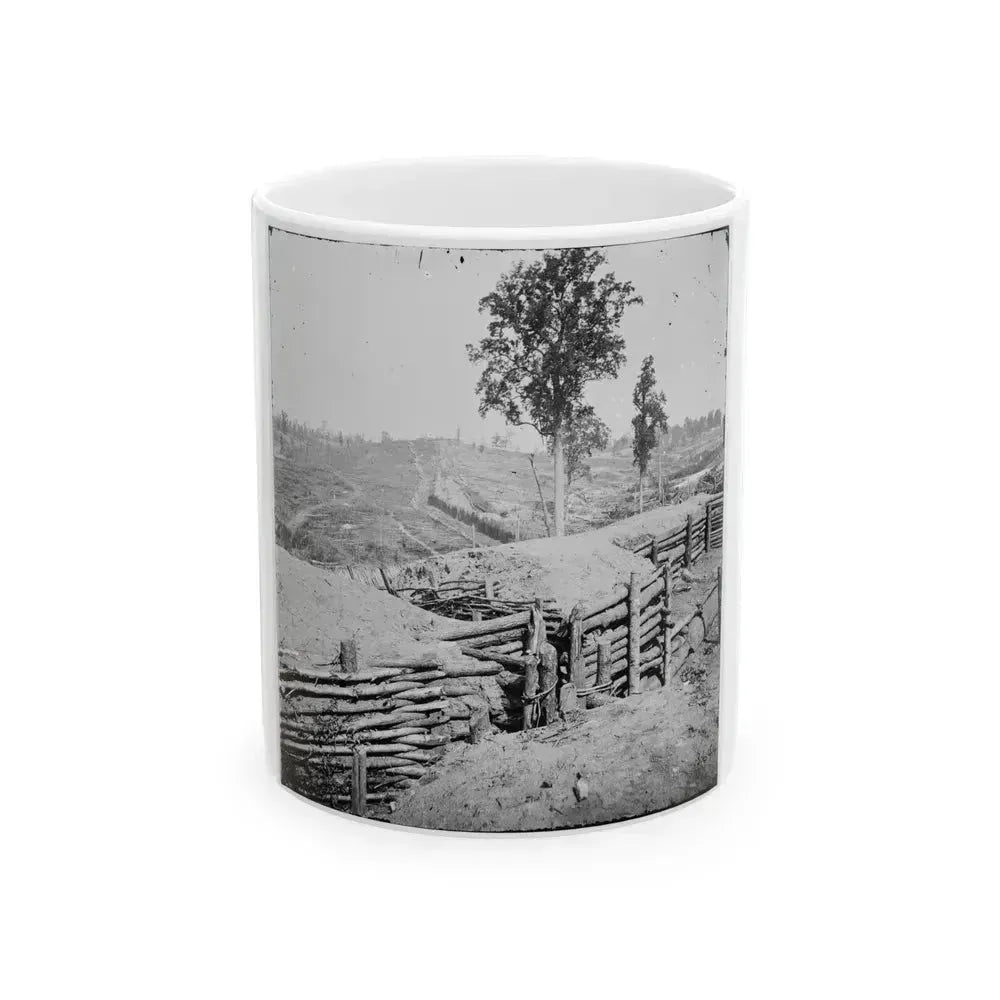 Atlanta, Georgia. Fortifications-2 (U.S. Civil War) White Coffee Mug 11oz - Go Mug Yourself
