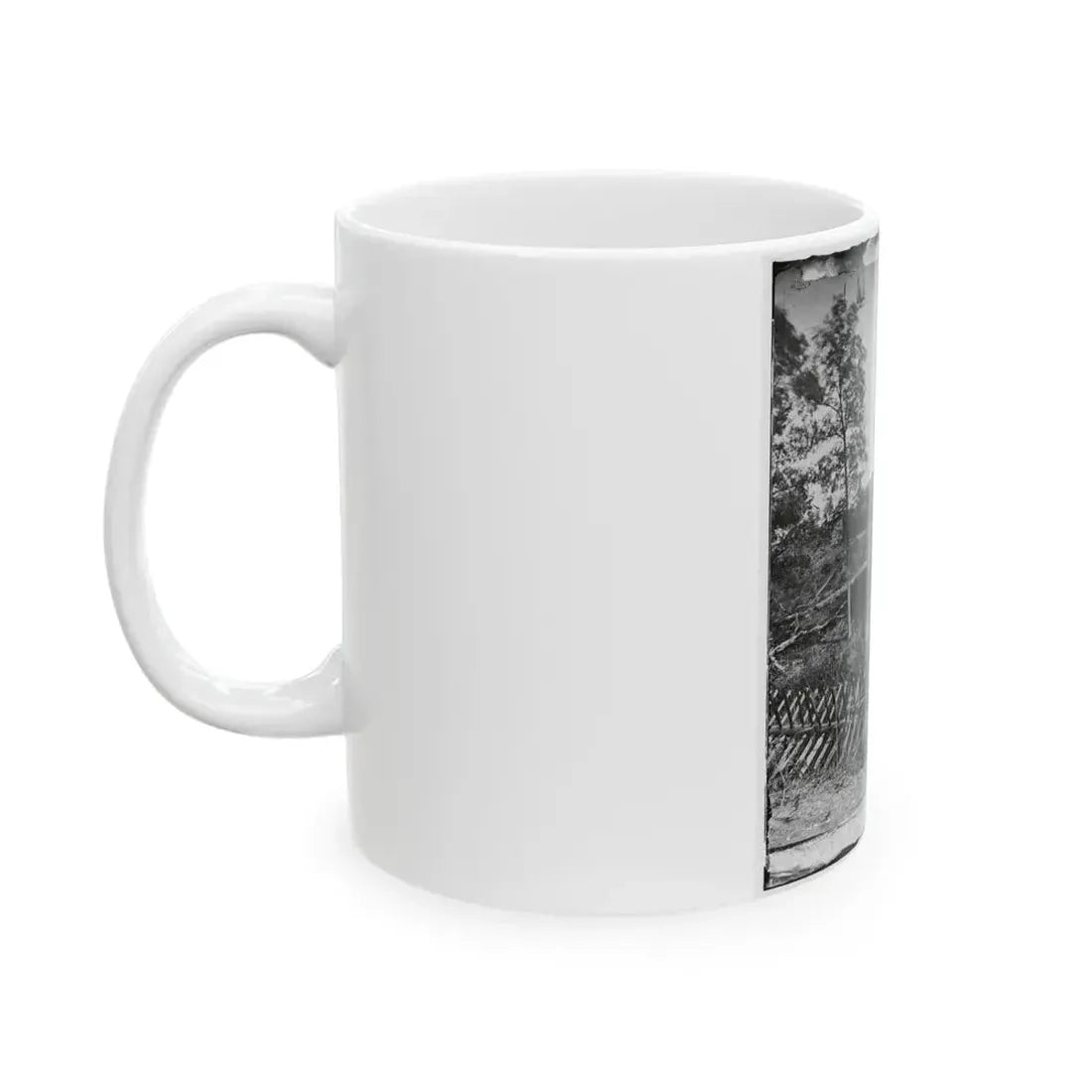 Atlanta, Georgia. Fortifications(2) (U.S. Civil War) White Coffee Mug - Go Mug Yourself