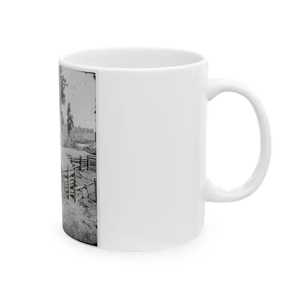 Atlanta, Georgia. Fortifications-2 (U.S. Civil War) White Coffee Mug - Go Mug Yourself