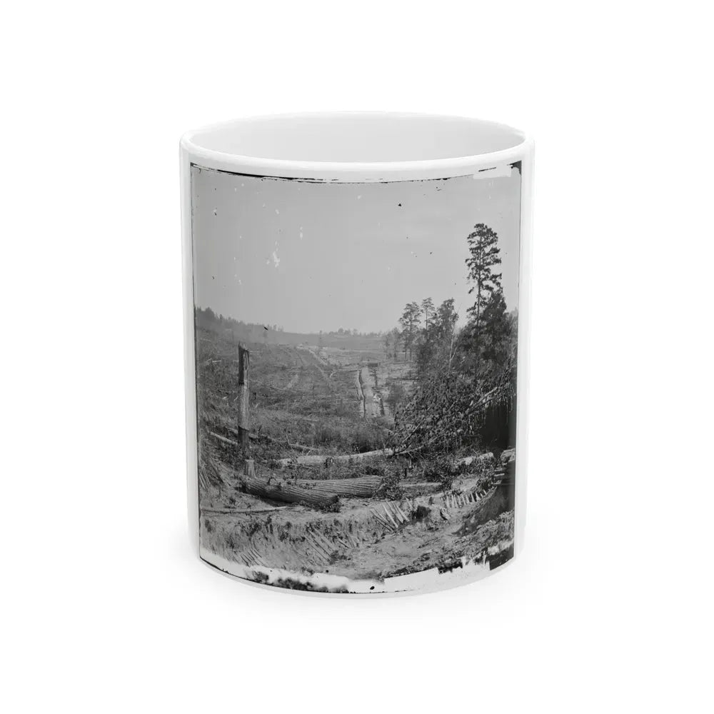 Atlanta, Georgia. Fortifications (U.S. Civil War) White Coffee Mug 11oz - Go Mug Yourself