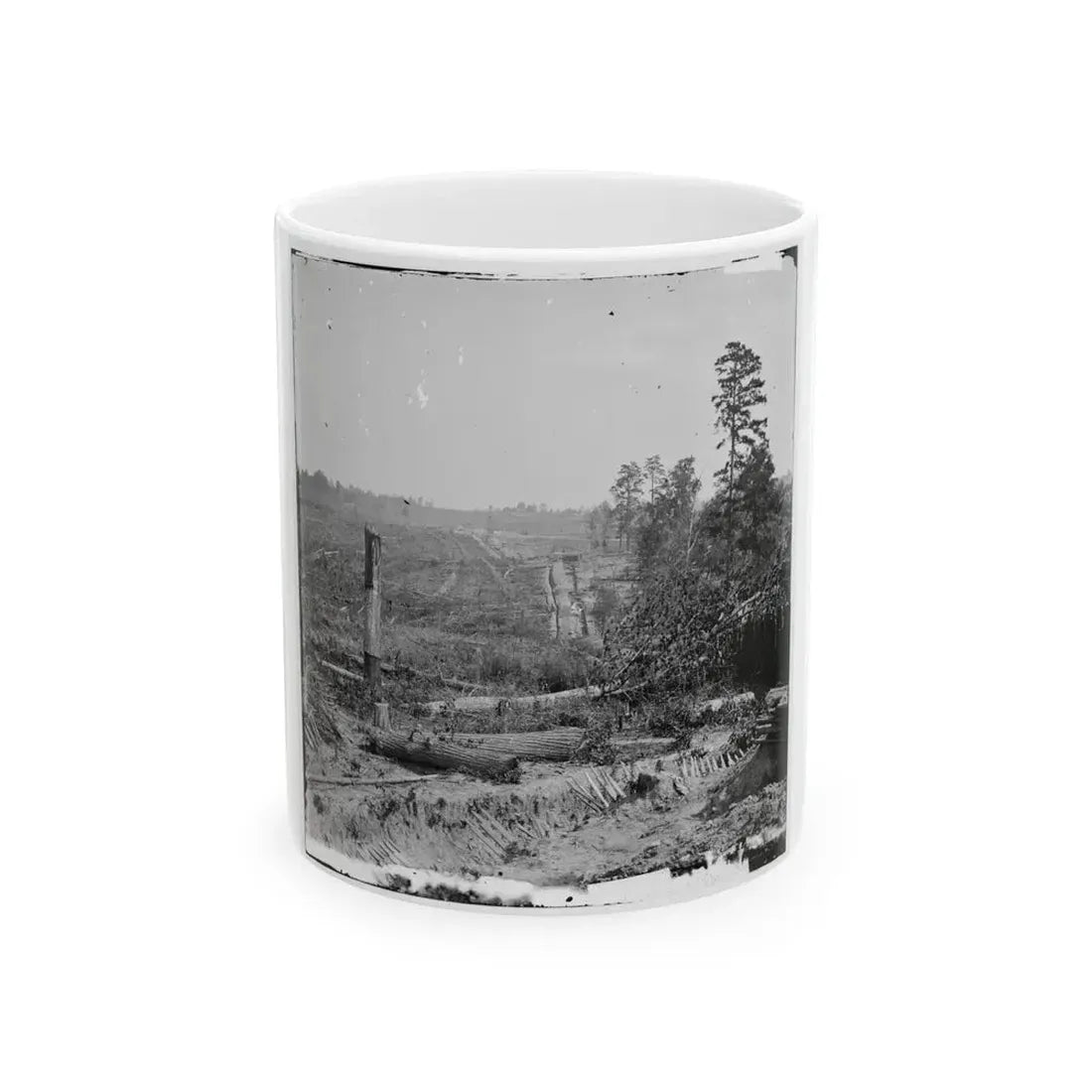 Atlanta, Georgia. Fortifications (U.S. Civil War) White Coffee Mug 11oz - Go Mug Yourself