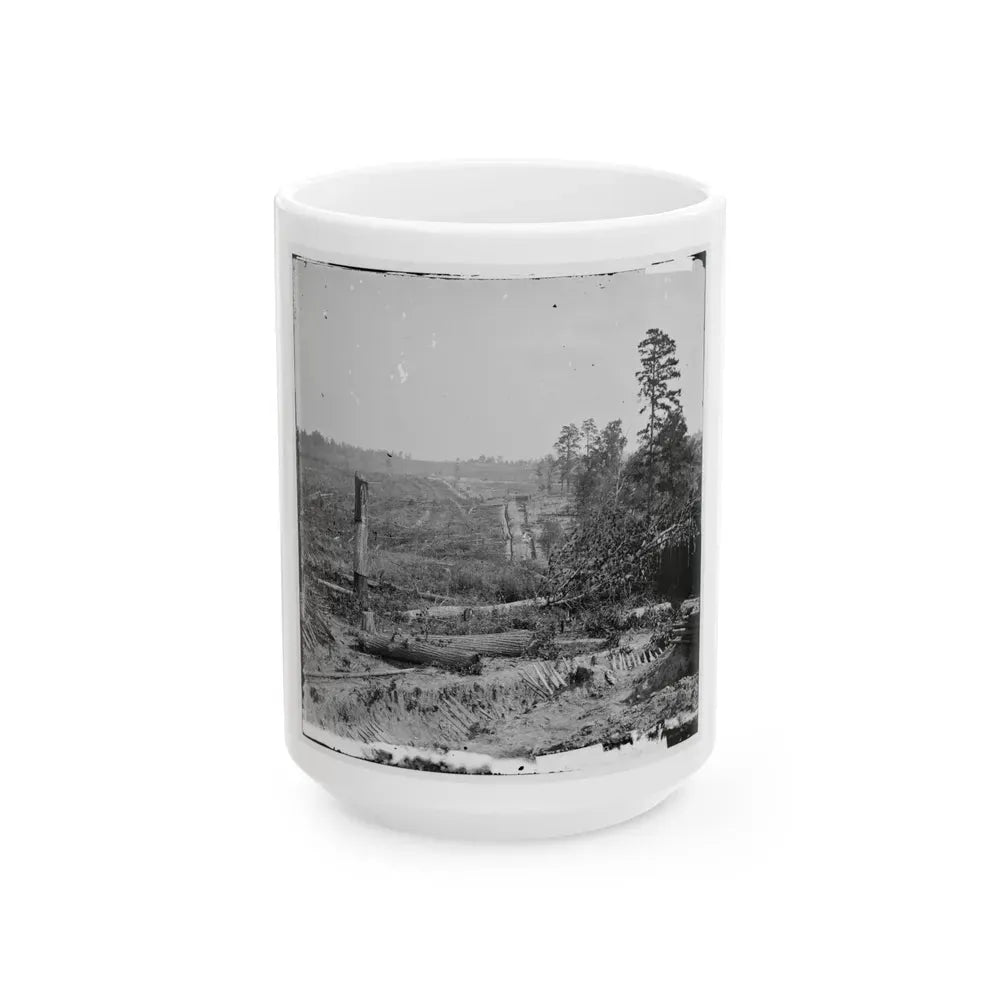 Atlanta, Georgia. Fortifications (U.S. Civil War) White Coffee Mug 15oz - Go Mug Yourself