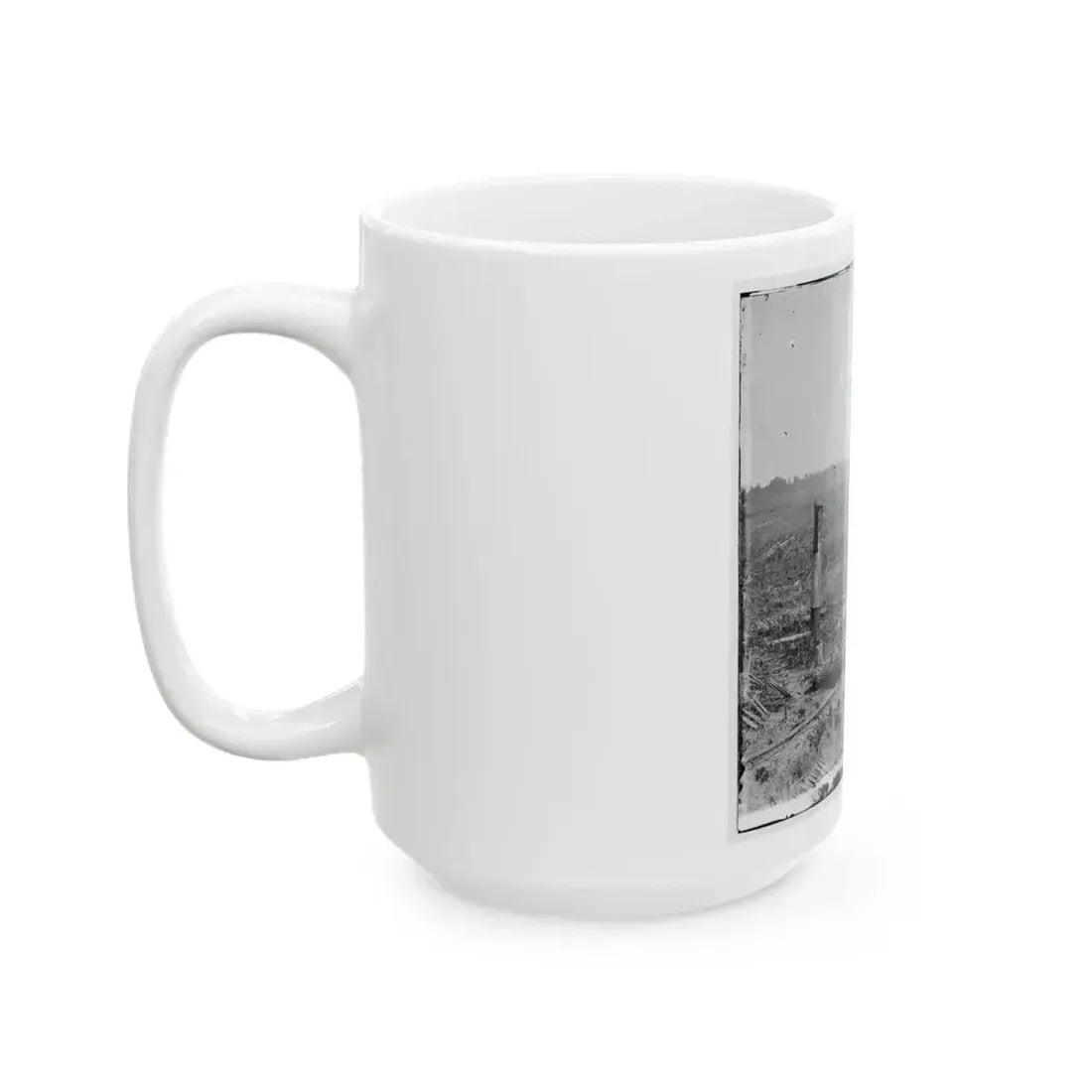 Atlanta, Georgia. Fortifications (U.S. Civil War) White Coffee Mug - Go Mug Yourself