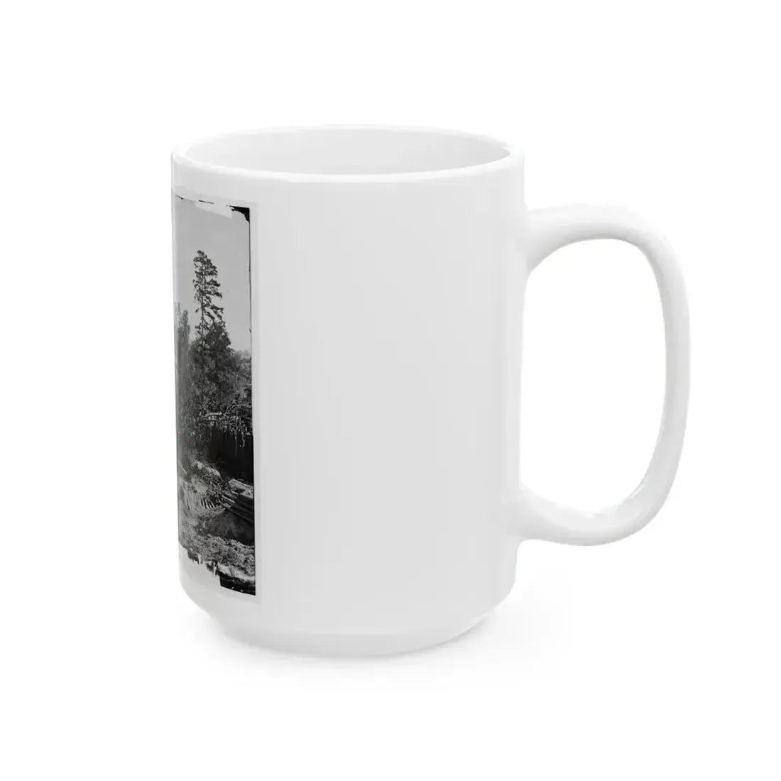 Atlanta, Georgia. Fortifications (U.S. Civil War) White Coffee Mug - Go Mug Yourself