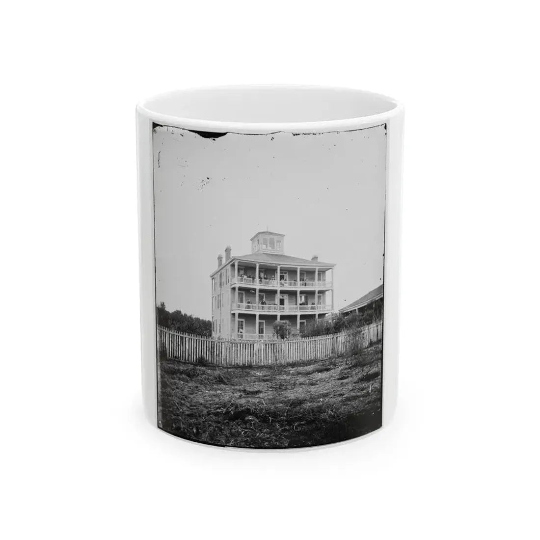 Atlanta, Georgia. House (U.S. Civil War) White Coffee Mug 11oz - Go Mug Yourself