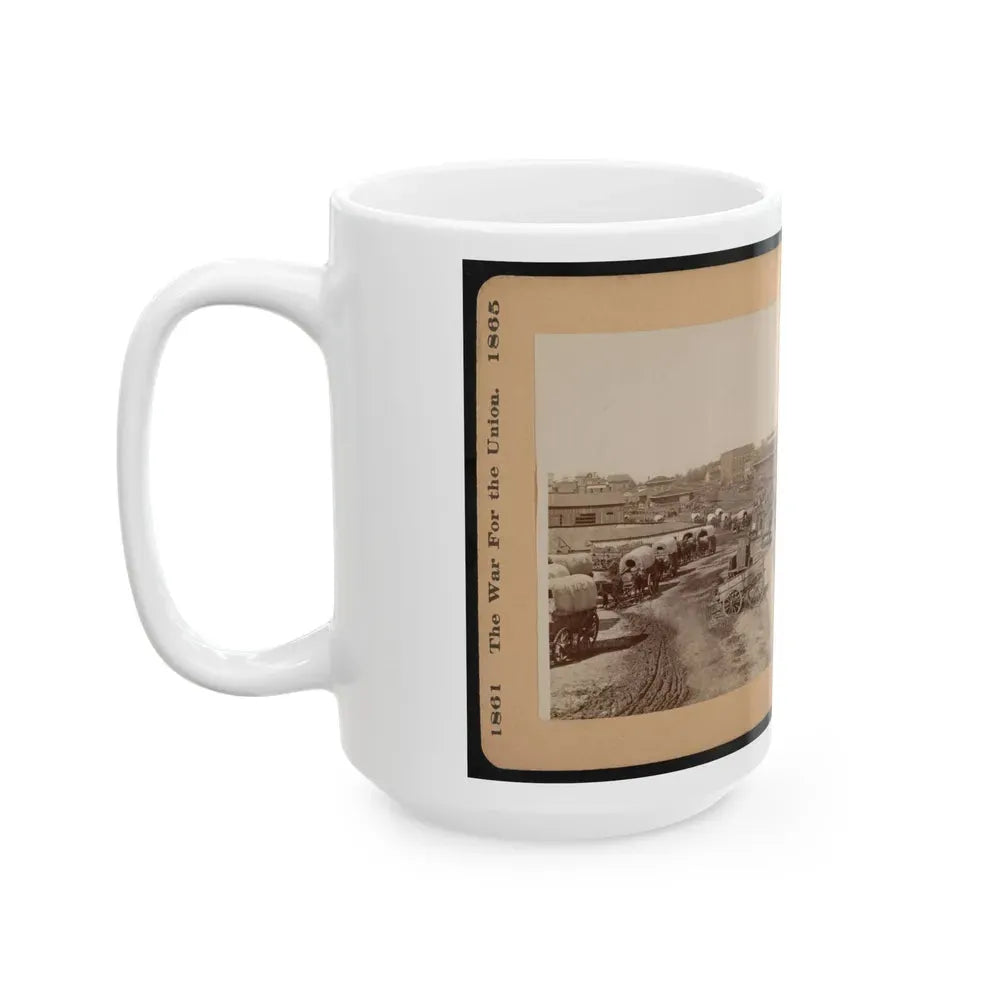 Atlanta, Georgia, Just After Its Capture (U.S. Civil War) White Coffee Mug - Go Mug Yourself