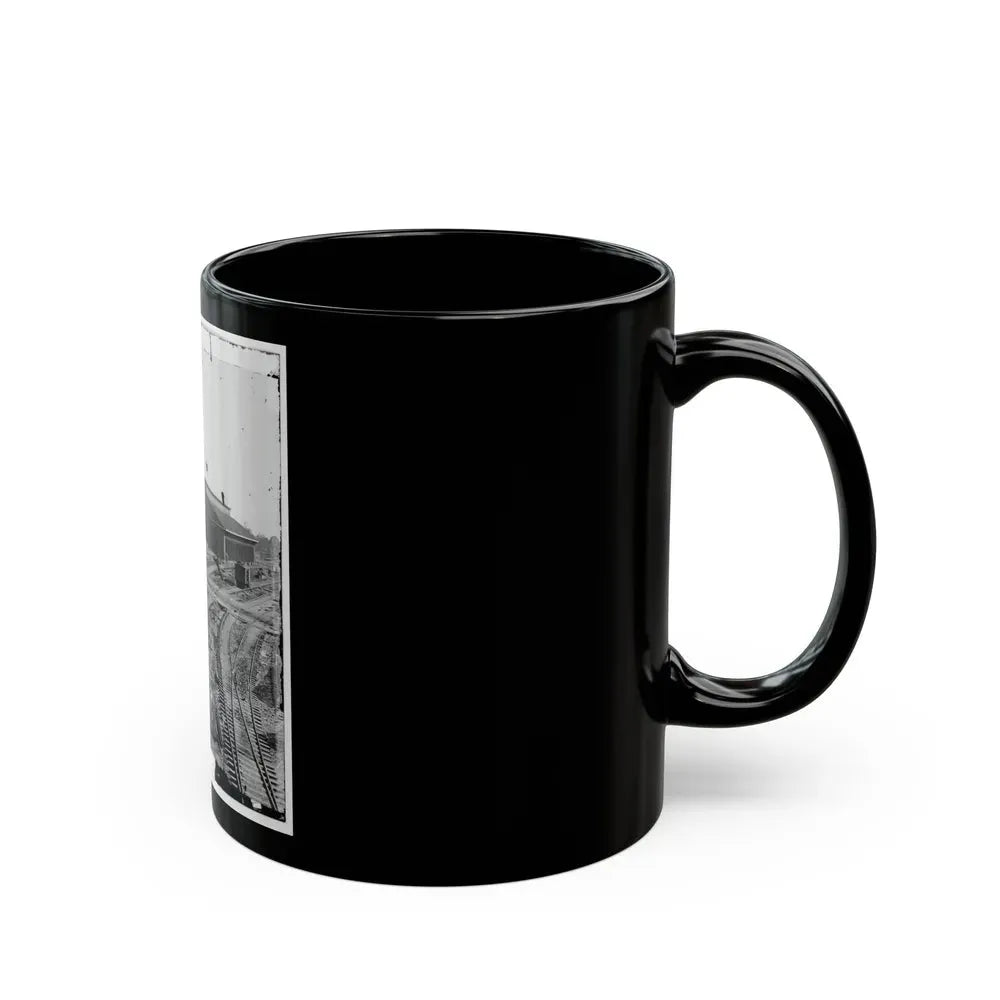 Atlanta, Georgia. Railroad Depot (U.S. Civil War) Black Coffee Mug - Go Mug Yourself