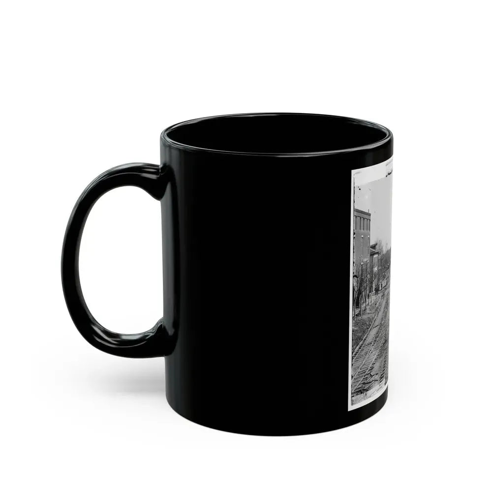 Atlanta, Georgia. Railroad Depot (U.S. Civil War) Black Coffee Mug - Go Mug Yourself