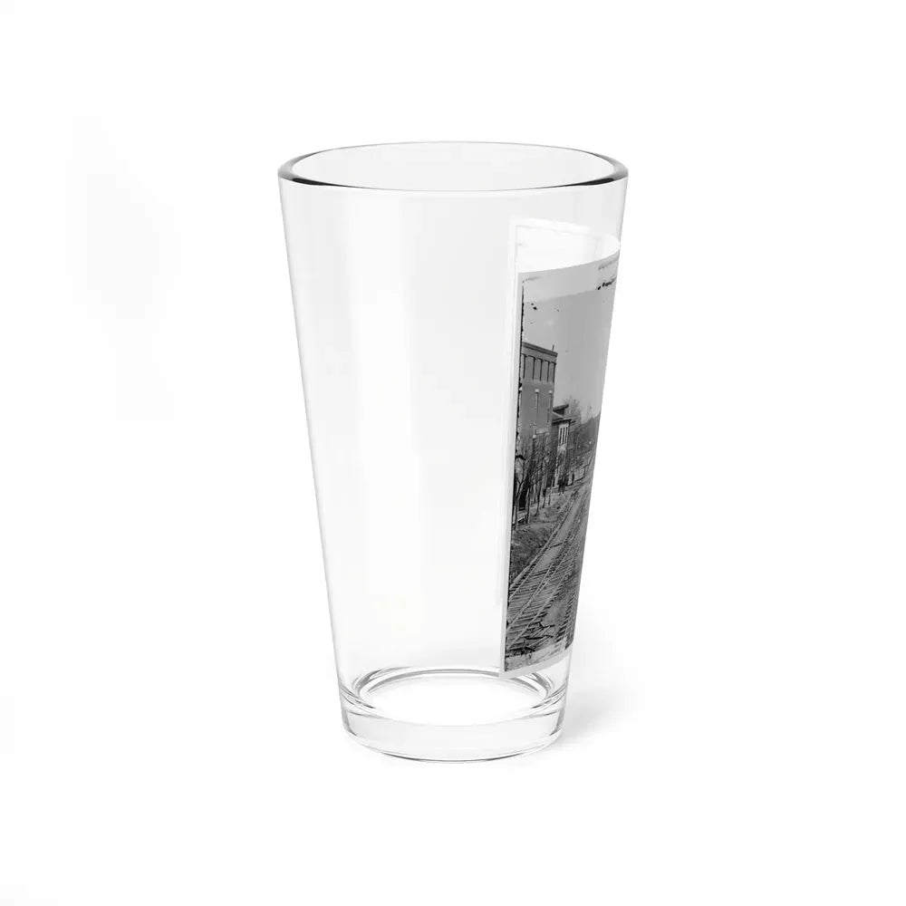 Atlanta, Georgia. Railroad Depot (U.S. Civil War) Pint Glass 16oz - Go Mug Yourself