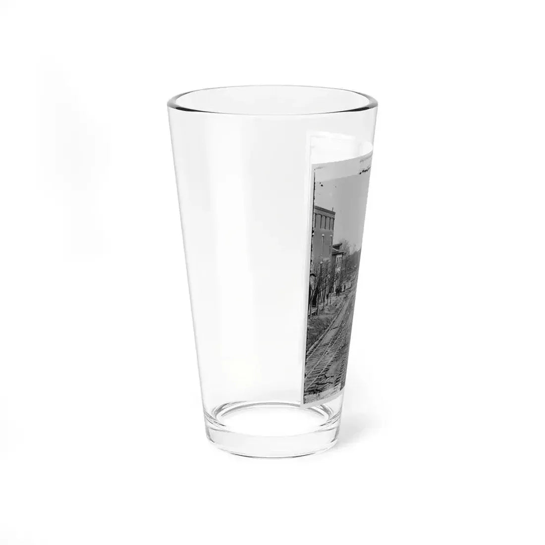Atlanta, Georgia. Railroad Depot (U.S. Civil War) Pint Glass 16oz - Go Mug Yourself