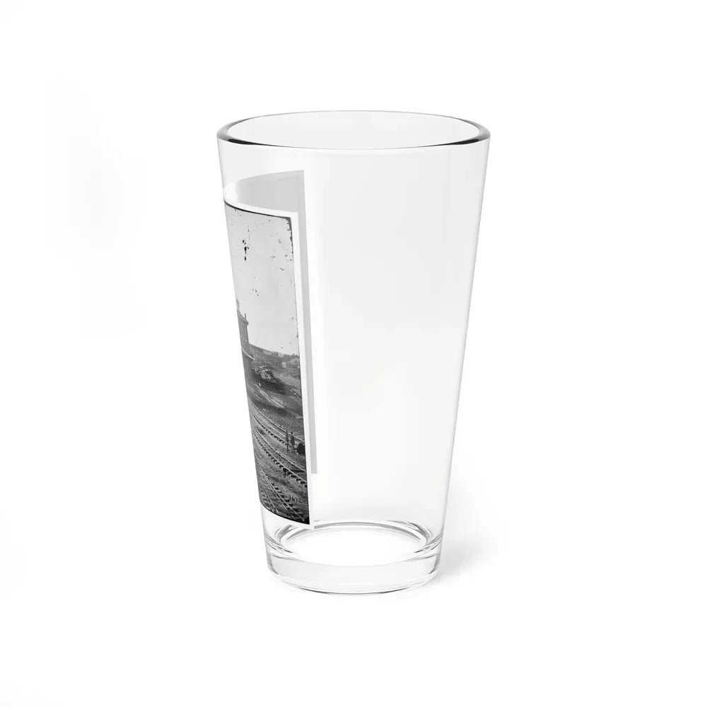 Atlanta, Georgia. Railroad Roundhouse (U.S. Civil War) Pint Glass 16oz - Go Mug Yourself