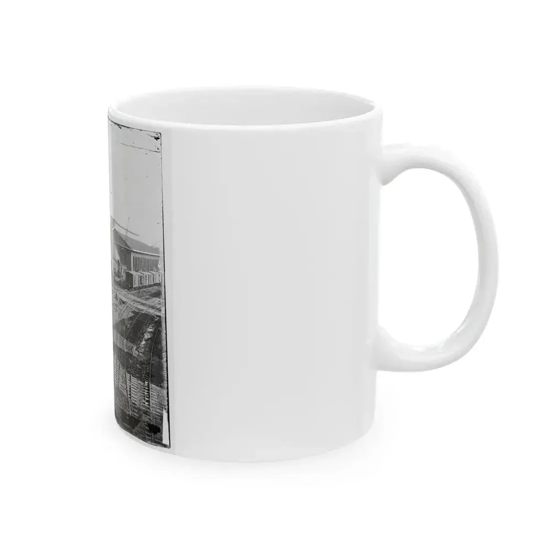Atlanta, Georgia. Railroad Yards (U.S. Civil War) White Coffee Mug - Go Mug Yourself