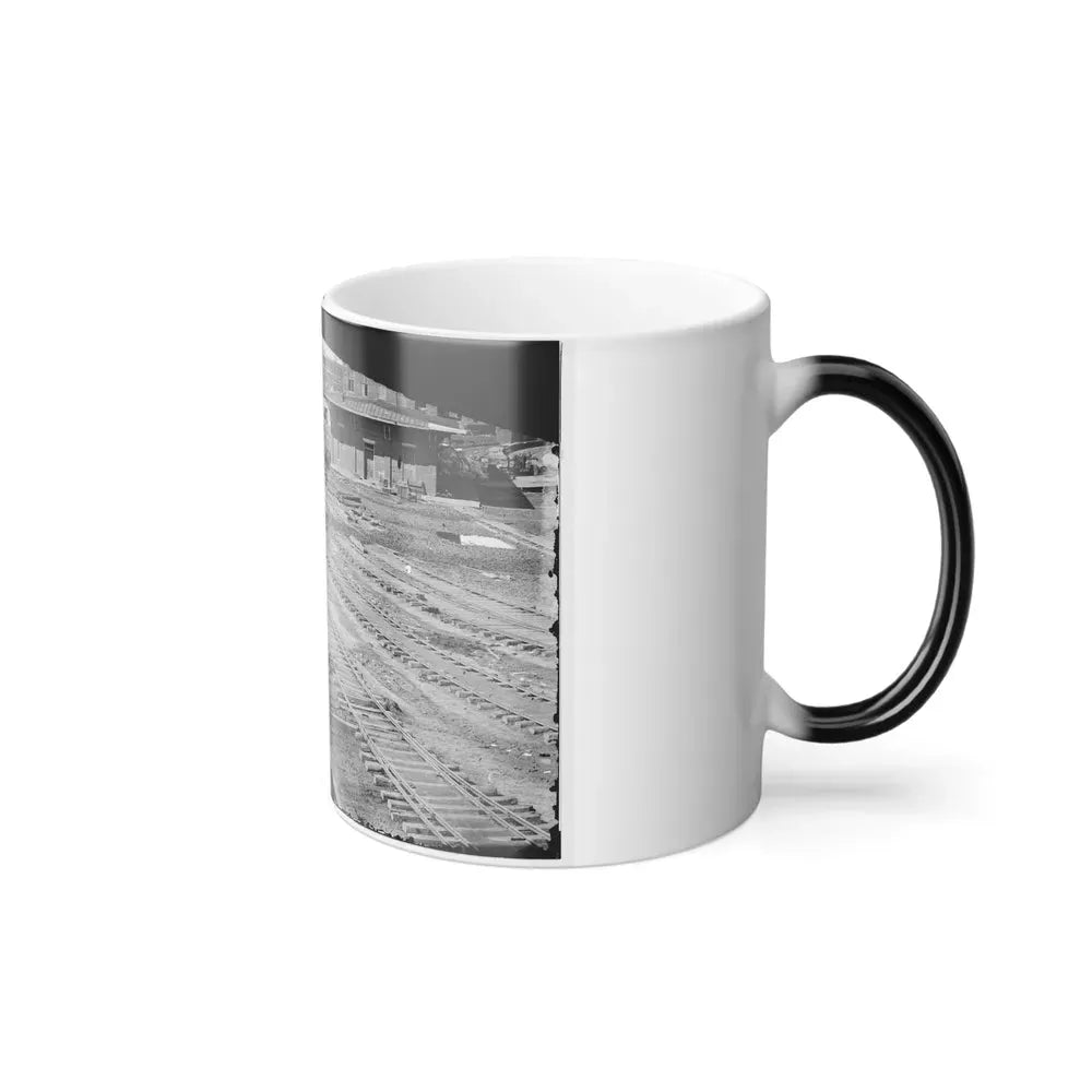 Atlanta, Georgia. Ruins of Depot, Blown Up on Sherman's Departure (U.S. Civil War) Color Changing Coffee Mug 11oz - Go Mug Yourself