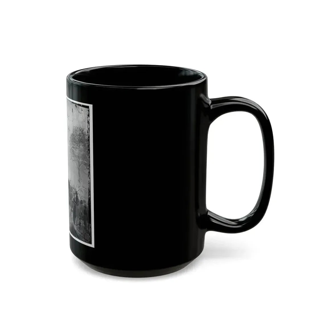 Atlanta, Georgia. Sherman's Men Destroying Railroad-2 (U.S. Civil War) Black Coffee Mug - Go Mug Yourself