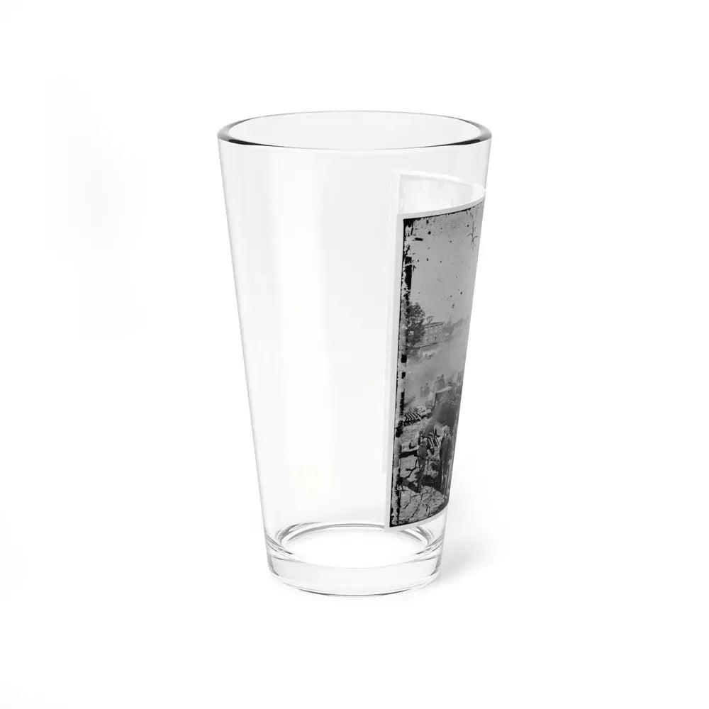 Atlanta, Georgia. Sherman's Men Destroying Railroad-2 (U.S. Civil War) Pint Glass 16oz - Go Mug Yourself