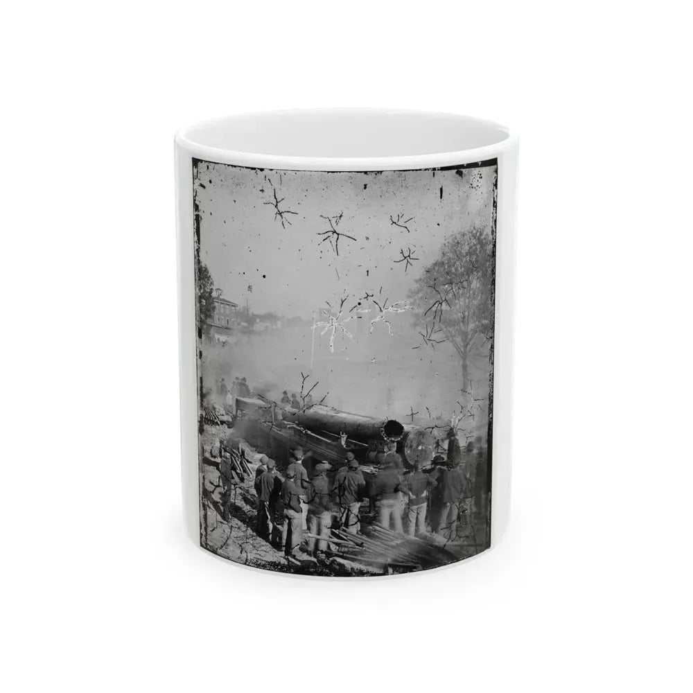 Atlanta, Georgia. Sherman's Men Destroying Railroad-2 (U.S. Civil War) White Coffee Mug 11oz - Go Mug Yourself