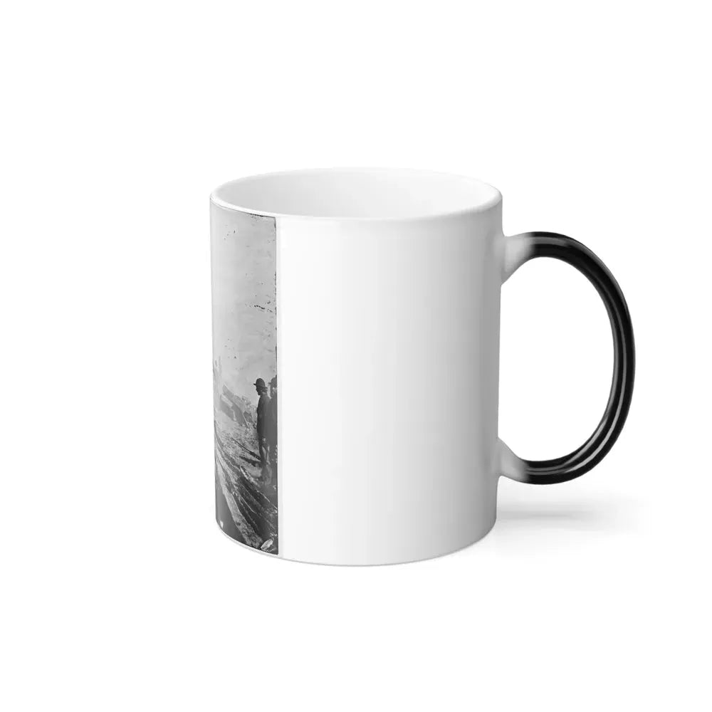 Atlanta, Georgia. Sherman's Men Destroying Railroad (U.S. Civil War) Color Changing Coffee Mug 11oz - Go Mug Yourself