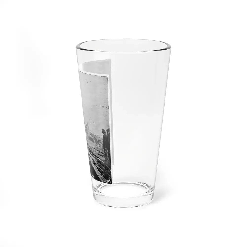 Atlanta, Georgia. Sherman's Men Destroying Railroad (U.S. Civil War) Pint Glass 16oz - Go Mug Yourself