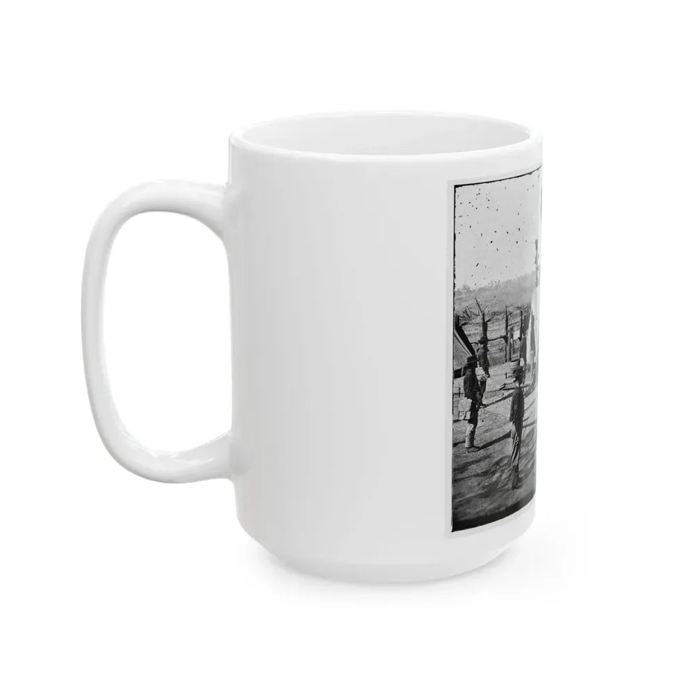 Atlanta, Georgia. Sherman's Men In Confederate Fort-2 (U.S. Civil War) White Coffee Mug - Go Mug Yourself