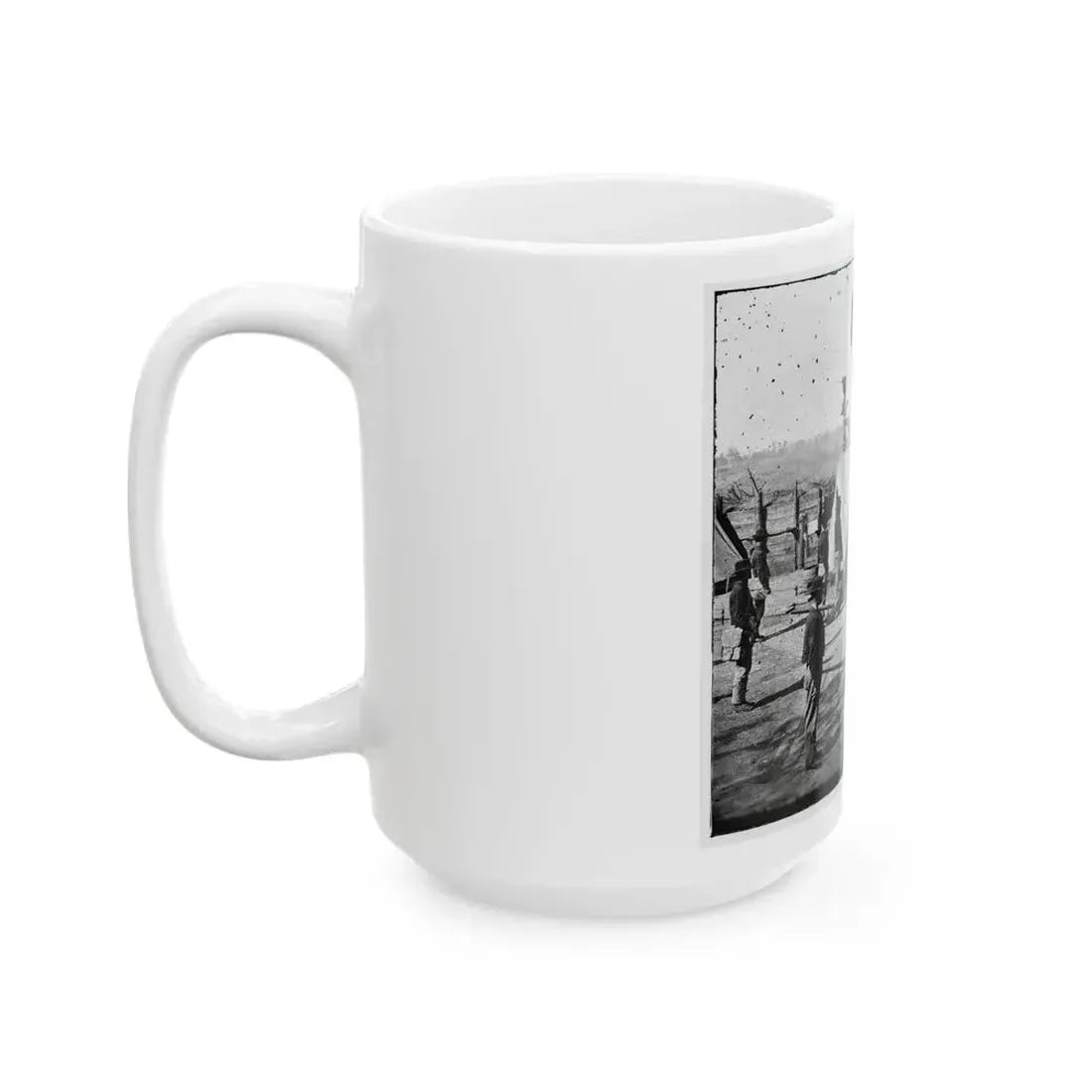 Atlanta, Georgia. Sherman's Men In Confederate Fort-2 (U.S. Civil War) White Coffee Mug - Go Mug Yourself