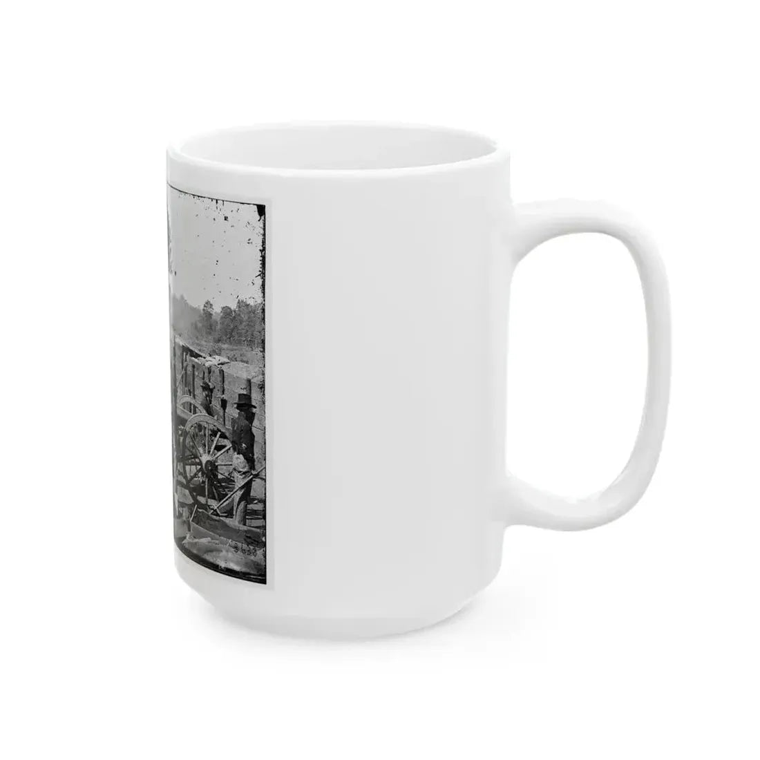 Atlanta, Georgia. Sherman's Men In Confederate Fort-2 (U.S. Civil War) White Coffee Mug - Go Mug Yourself