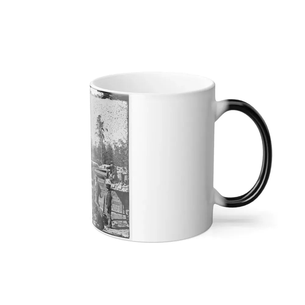 Atlanta, Georgia. Sherman's Men in Confederate Fort East of Atlanta (U.S. Civil War) Color Changing Coffee Mug 11oz - Go Mug Yourself
