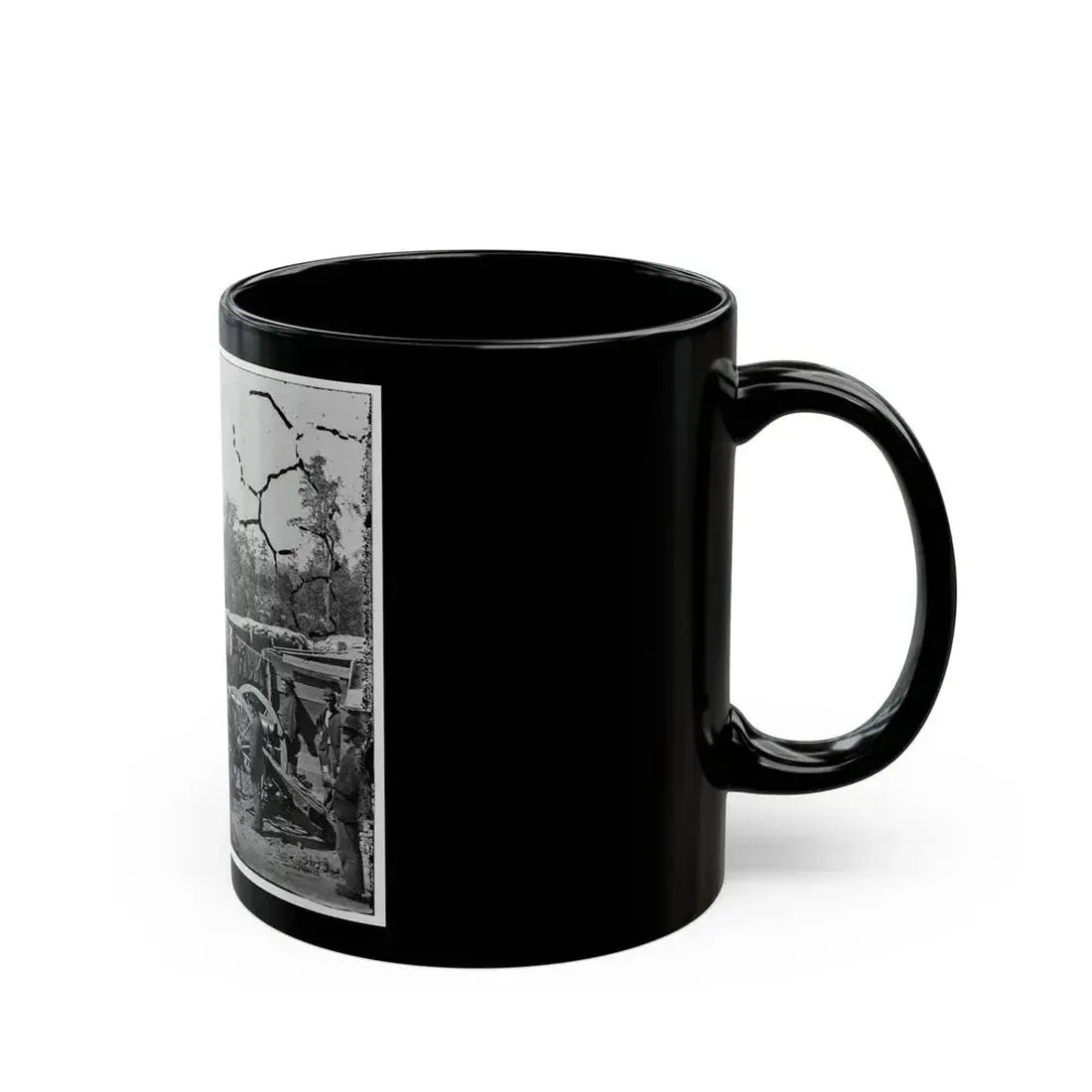 Atlanta, Georgia. Sherman's Men In Confederate Fort (U.S. Civil War) Black Coffee Mug - Go Mug Yourself