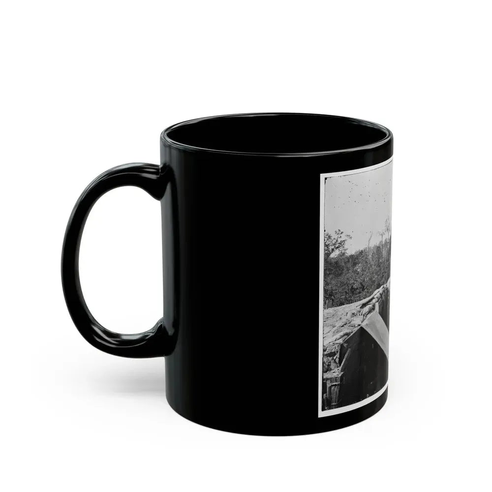 Atlanta, Georgia. Sherman's Men In Confederate Fort (U.S. Civil War) Black Coffee Mug - Go Mug Yourself