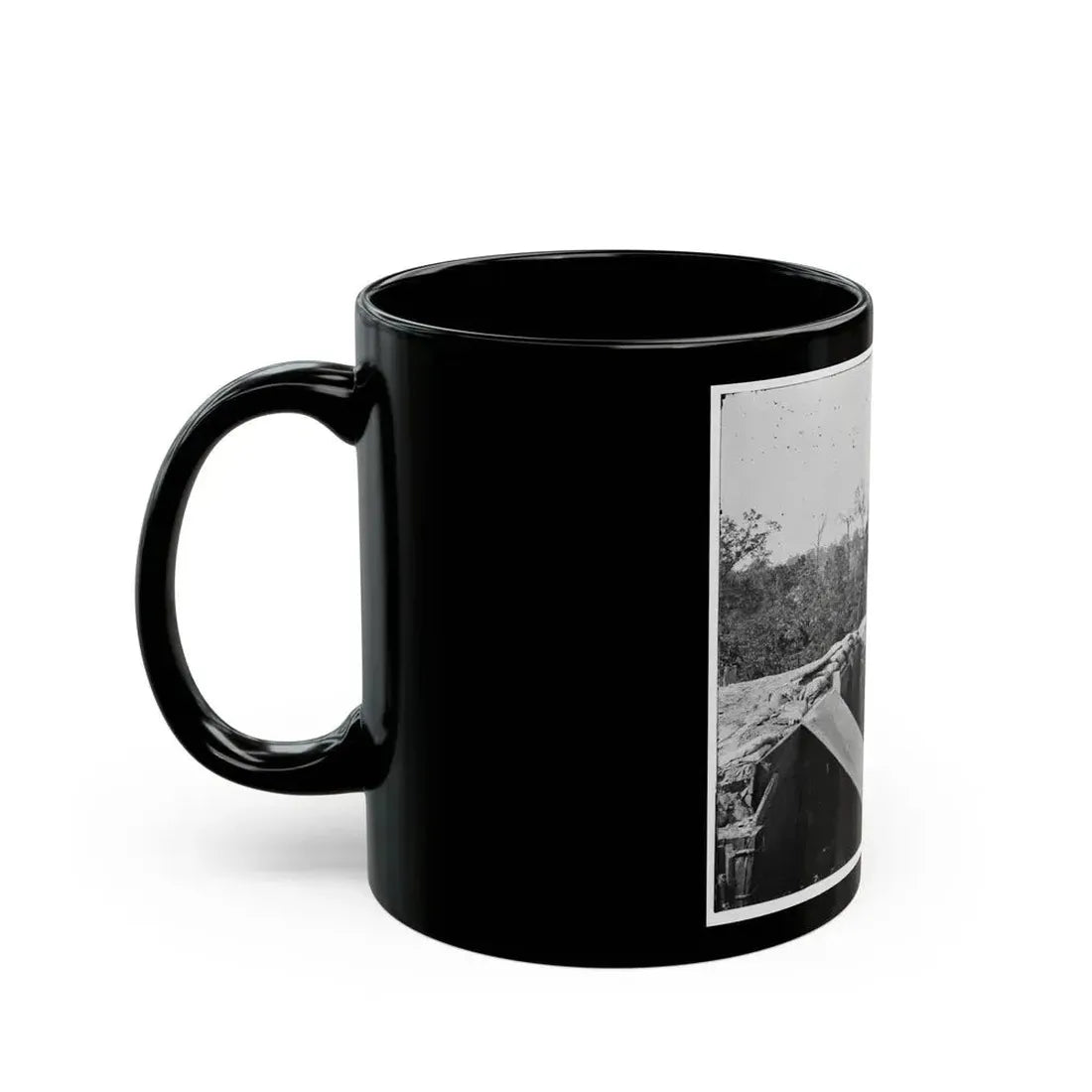 Atlanta, Georgia. Sherman's Men In Confederate Fort (U.S. Civil War) Black Coffee Mug - Go Mug Yourself