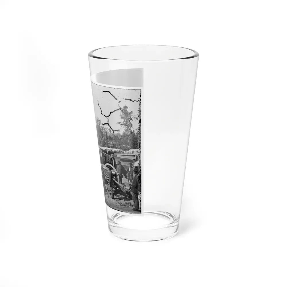 Atlanta, Georgia. Sherman's Men In Confederate Fort (U.S. Civil War) Pint Glass 16oz - Go Mug Yourself
