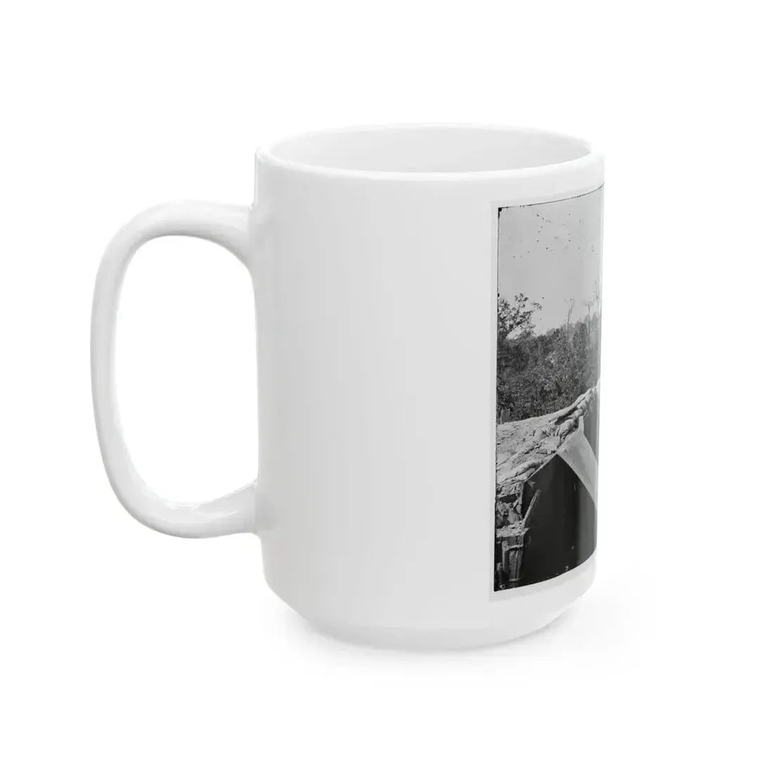 Atlanta, Georgia. Sherman's Men In Confederate Fort (U.S. Civil War) White Coffee Mug - Go Mug Yourself