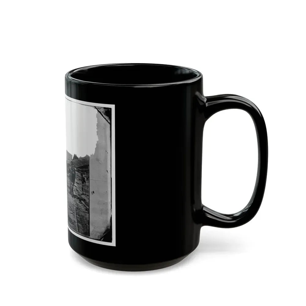 Atlanta, Georgia. Sherman's Men Tearing Up Railroad Track (U.S. Civil War) Black Coffee Mug - Go Mug Yourself