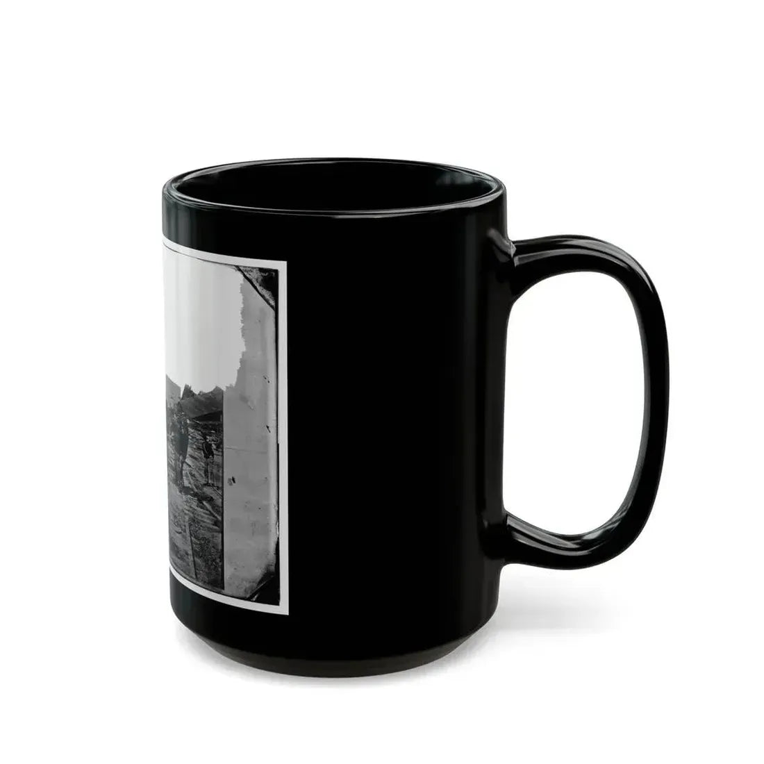 Atlanta, Georgia. Sherman's Men Tearing Up Railroad Track (U.S. Civil War) Black Coffee Mug - Go Mug Yourself