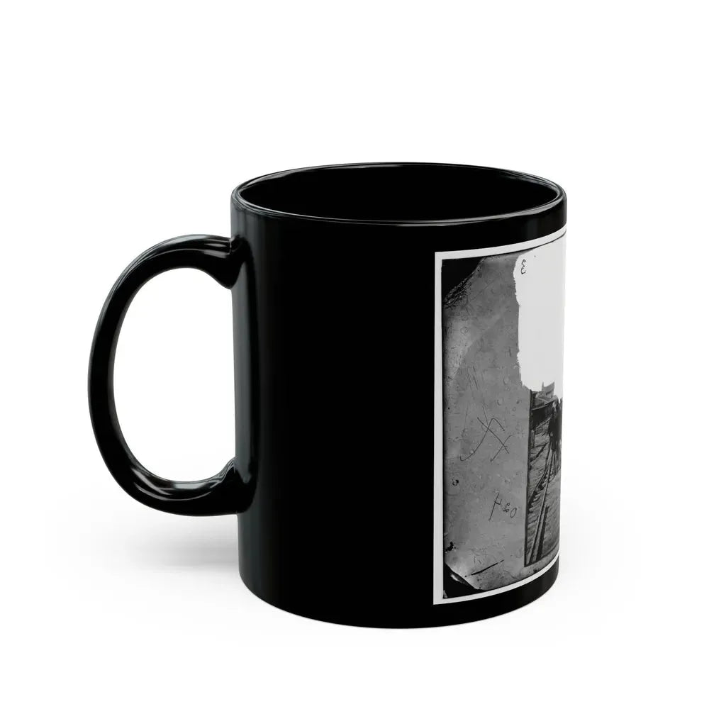 Atlanta, Georgia. Sherman's Men Tearing Up Railroad Track (U.S. Civil War) Black Coffee Mug - Go Mug Yourself
