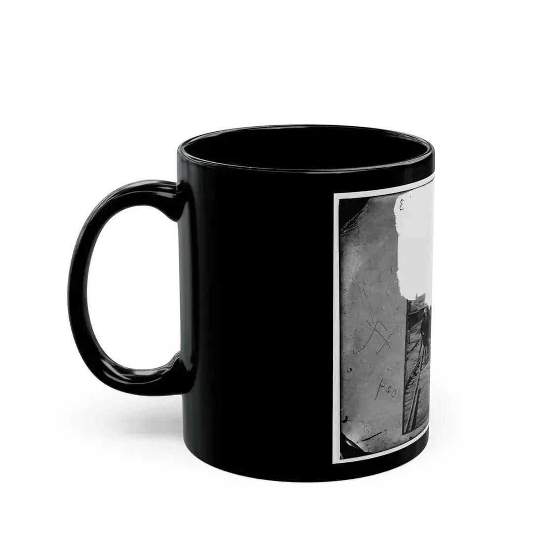 Atlanta, Georgia. Sherman's Men Tearing Up Railroad Track (U.S. Civil War) Black Coffee Mug - Go Mug Yourself