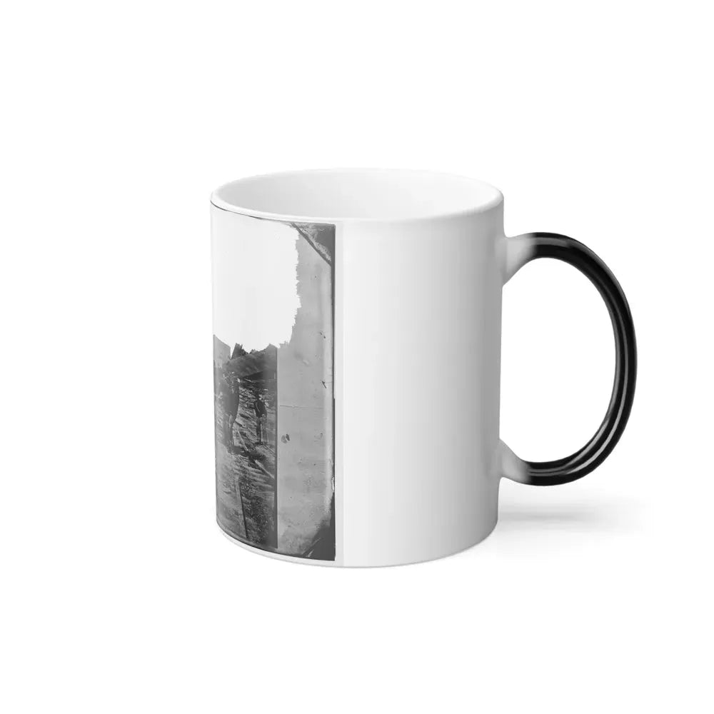 Atlanta, Georgia. Sherman's Men Tearing Up Railroad Track (U.S. Civil War) Color Changing Coffee Mug 11oz - Go Mug Yourself